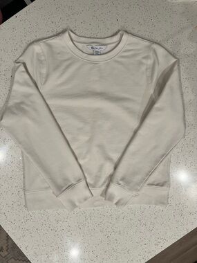 Athleta Cream Crewneck Sweatshirt